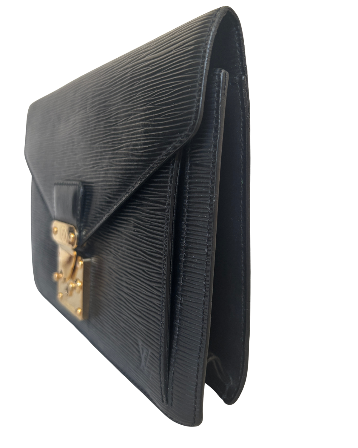 Louis Vuitton Black Epi Dragonne Clutch (1996)
