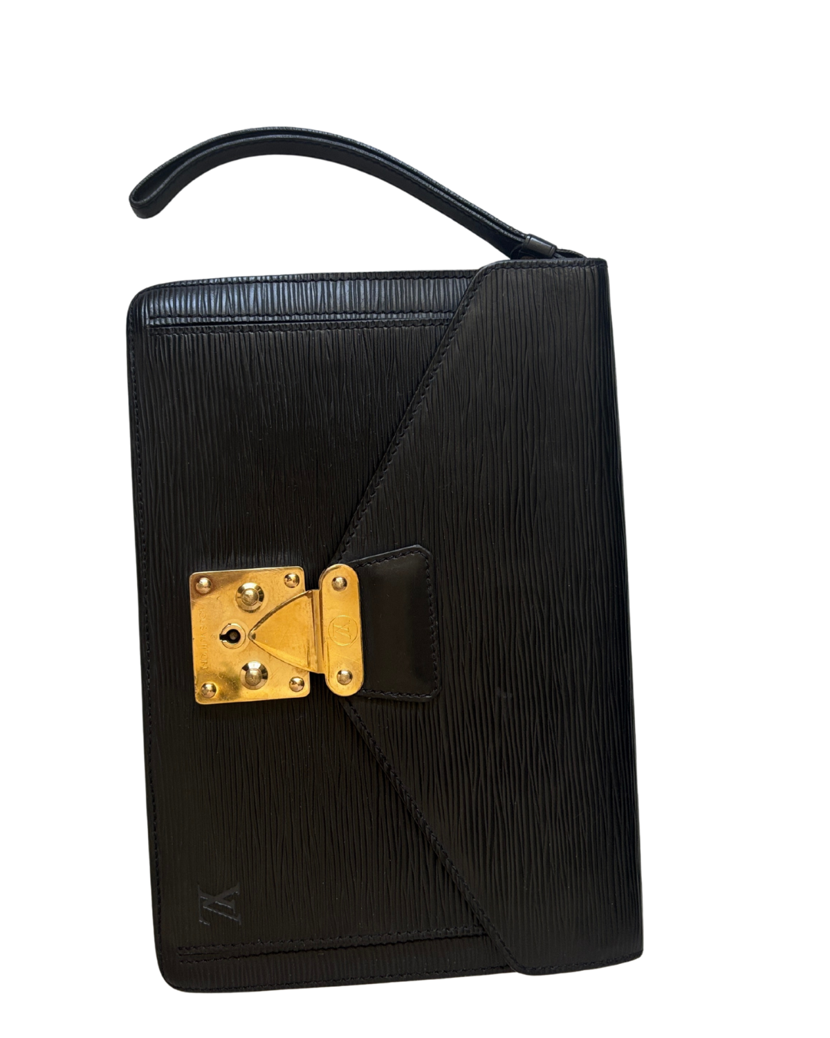 Louis Vuitton Black Epi Dragonne Clutch (1996)
