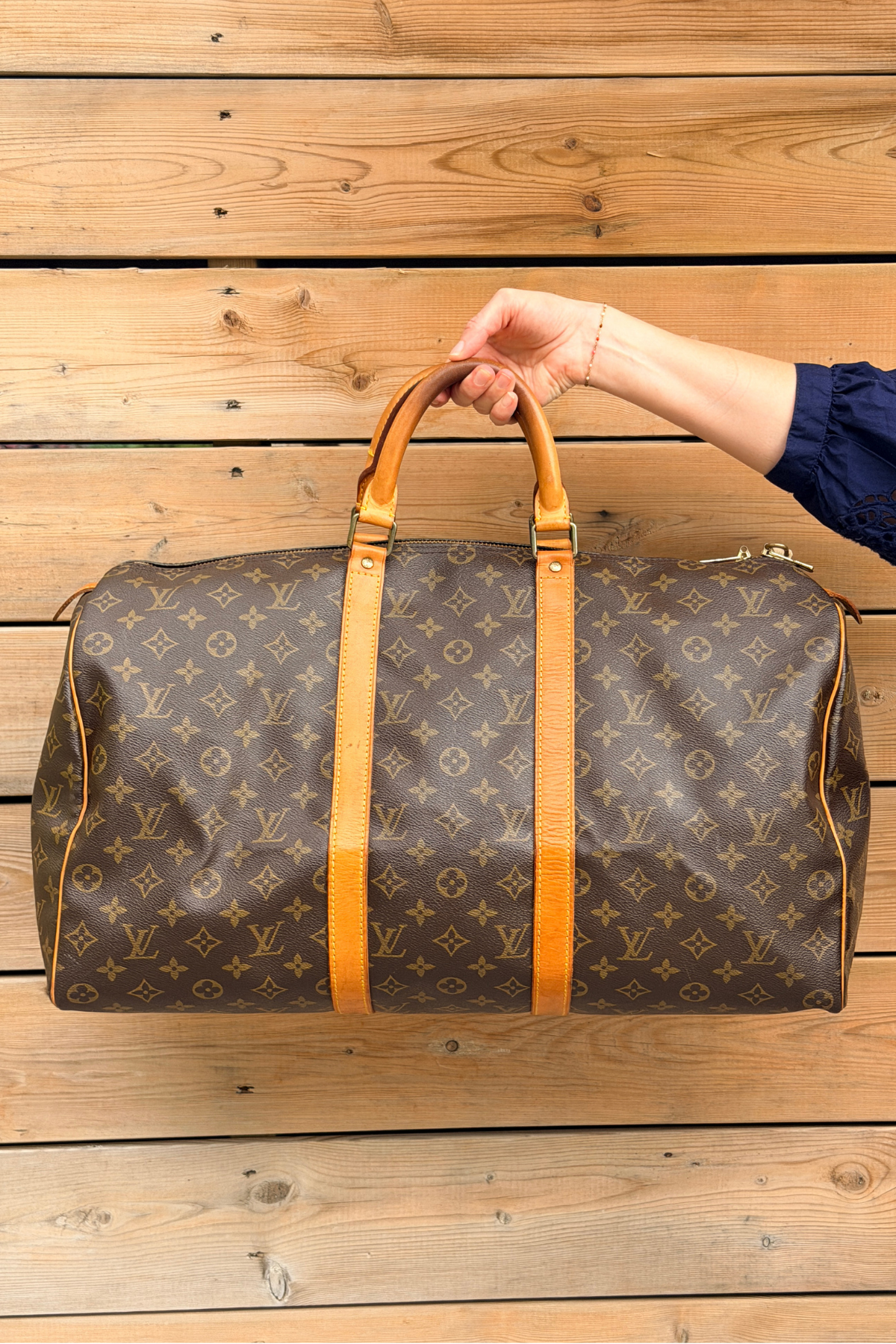 Louis Vuitton Monogram Keepall 50 Travel Bag (1990)