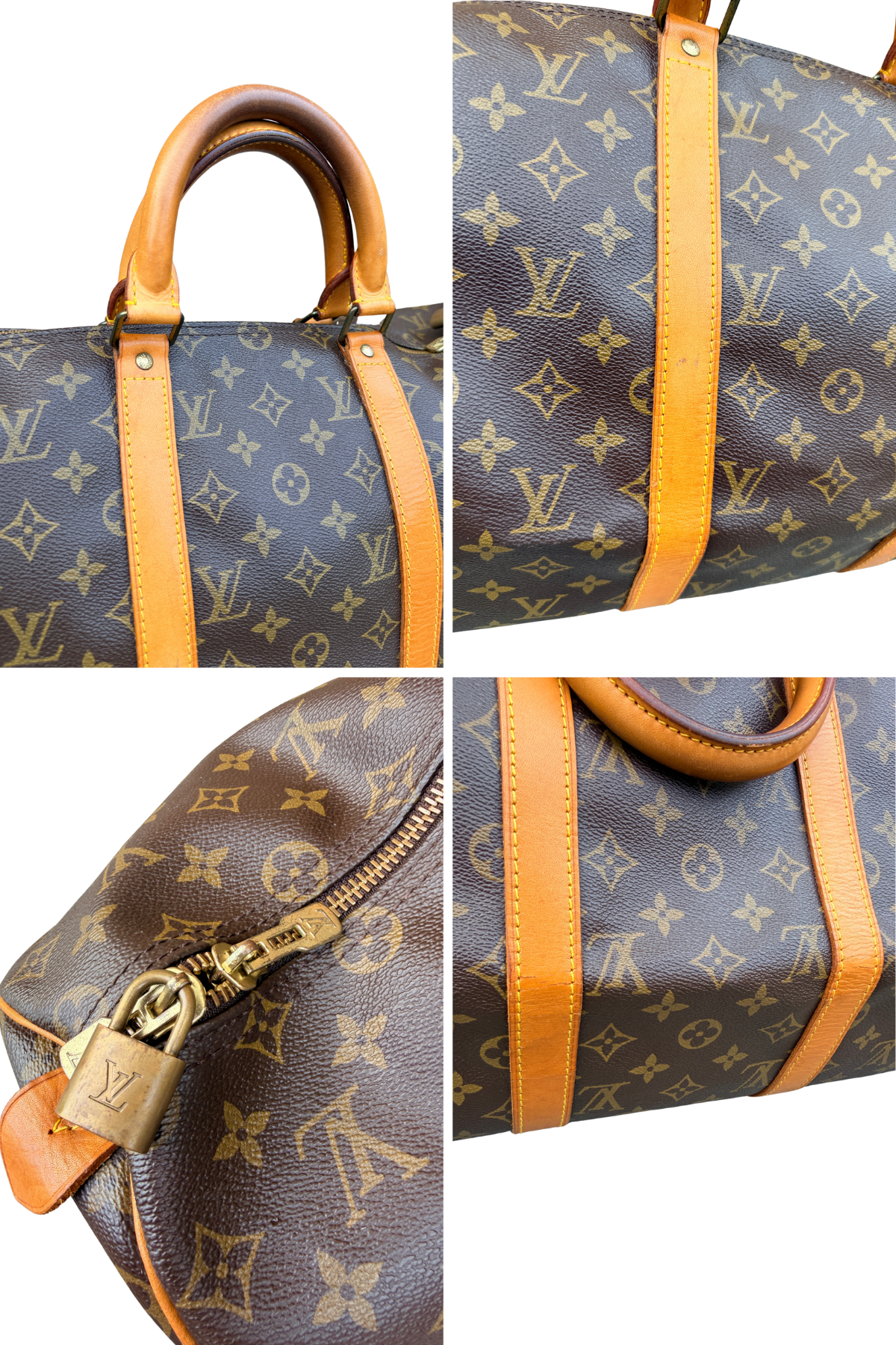 Louis Vuitton Monogram Keepall 50 Travel Bag (1990)