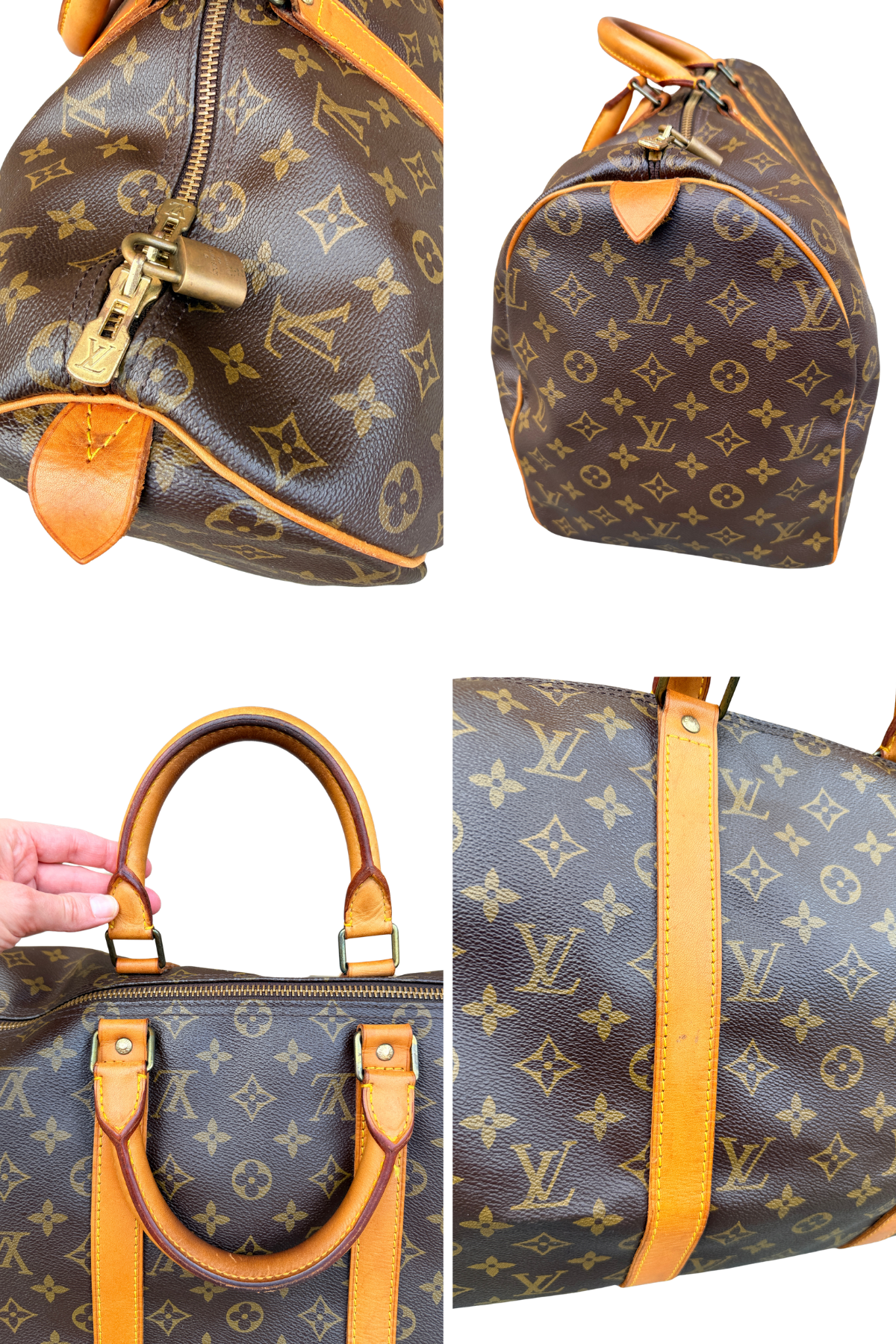 Louis Vuitton Monogram Keepall 50 Travel Bag (1990)