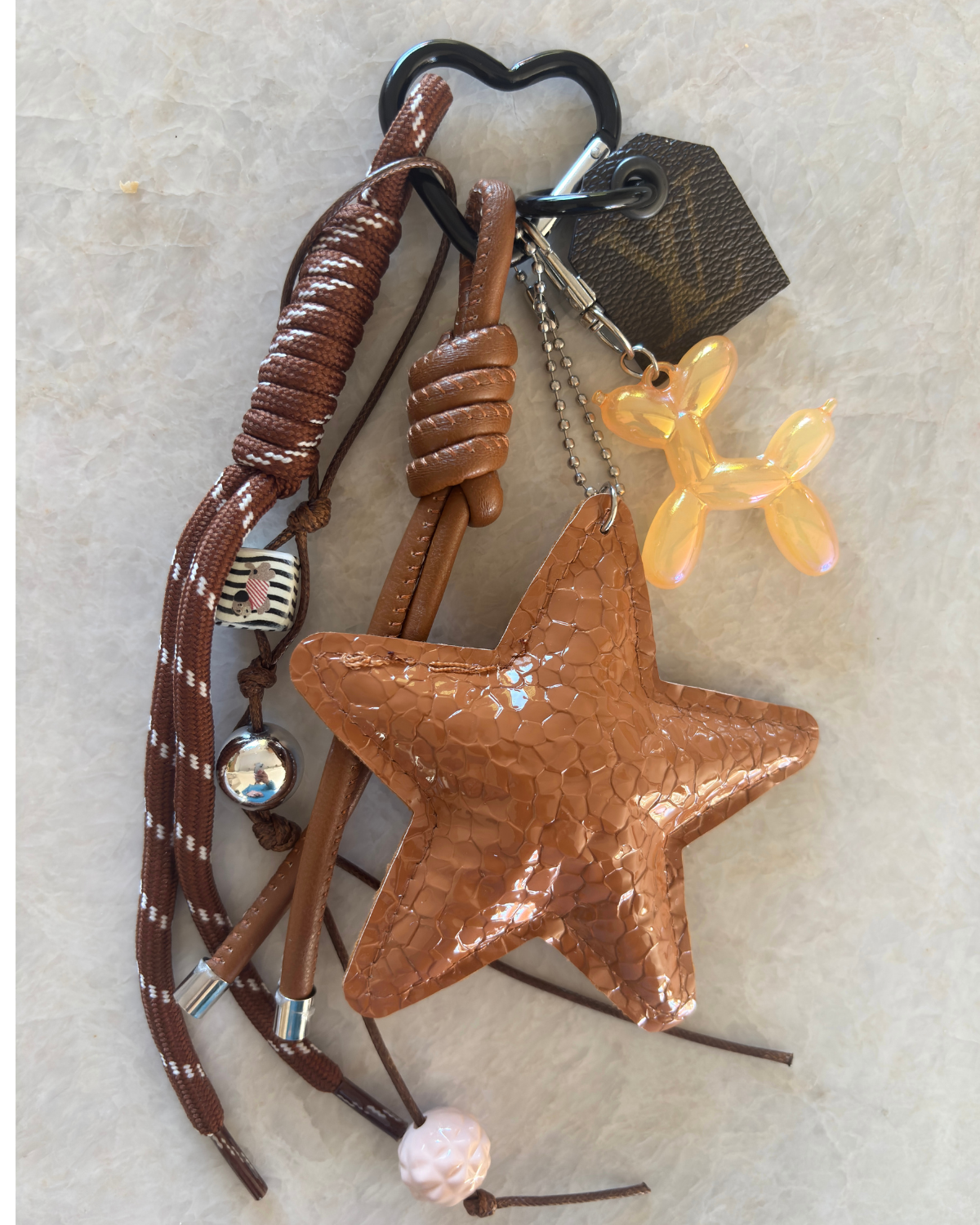 The Cocoa Star Keychain / Bagcharm