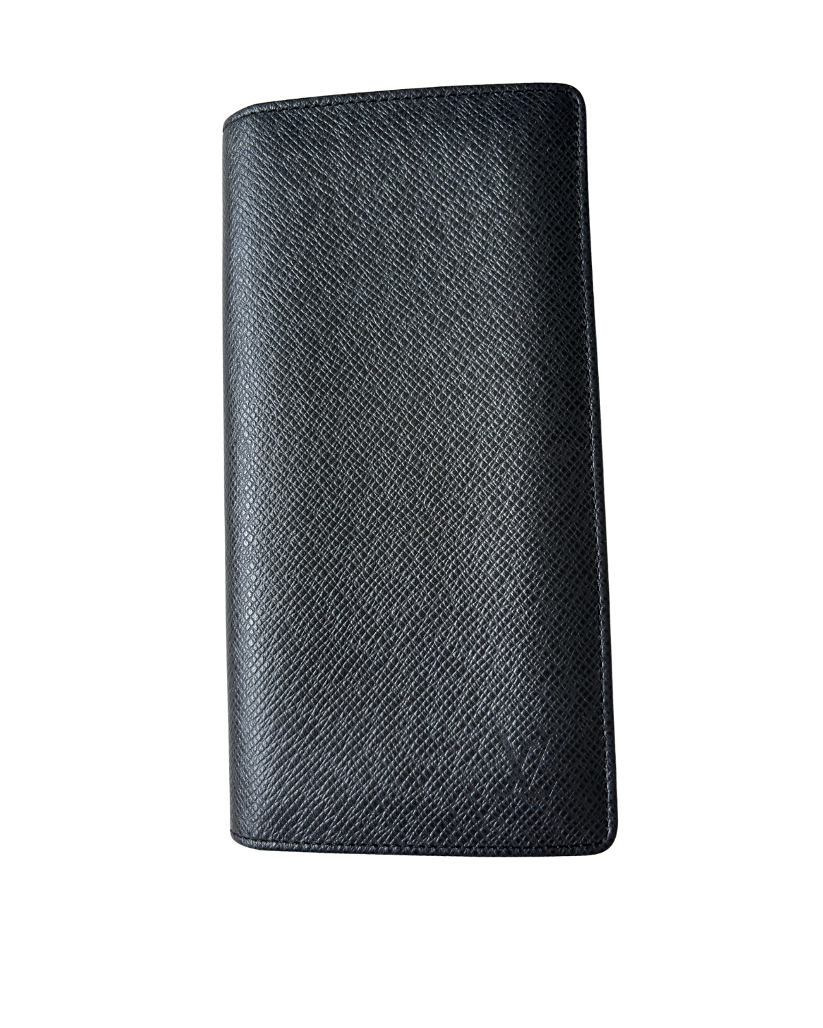 Louis Vuitton Brazza Wallet in Black Taïga Leather (2008)