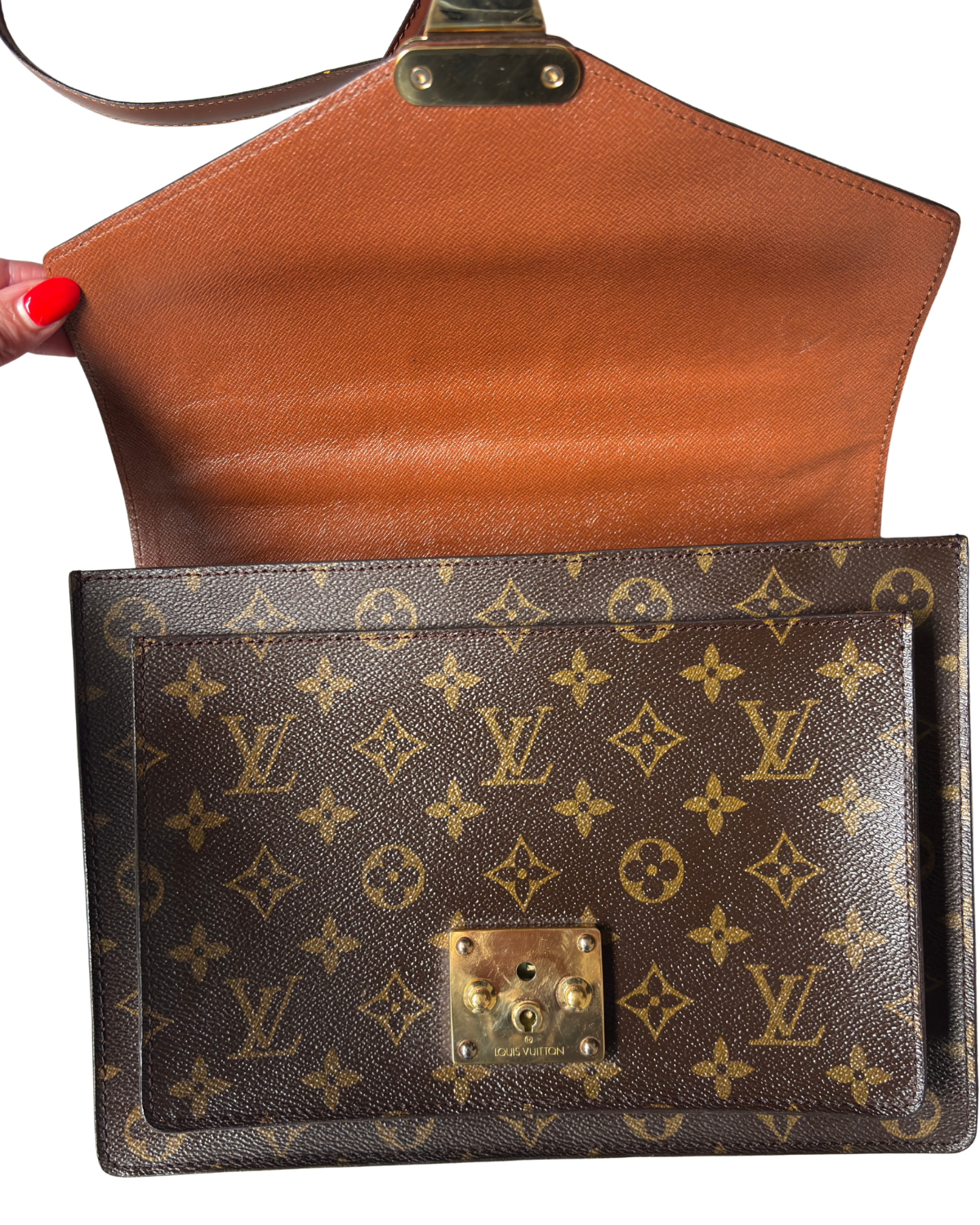 Louis Vuitton Monogram Monceau Shoulder Bag (2003)