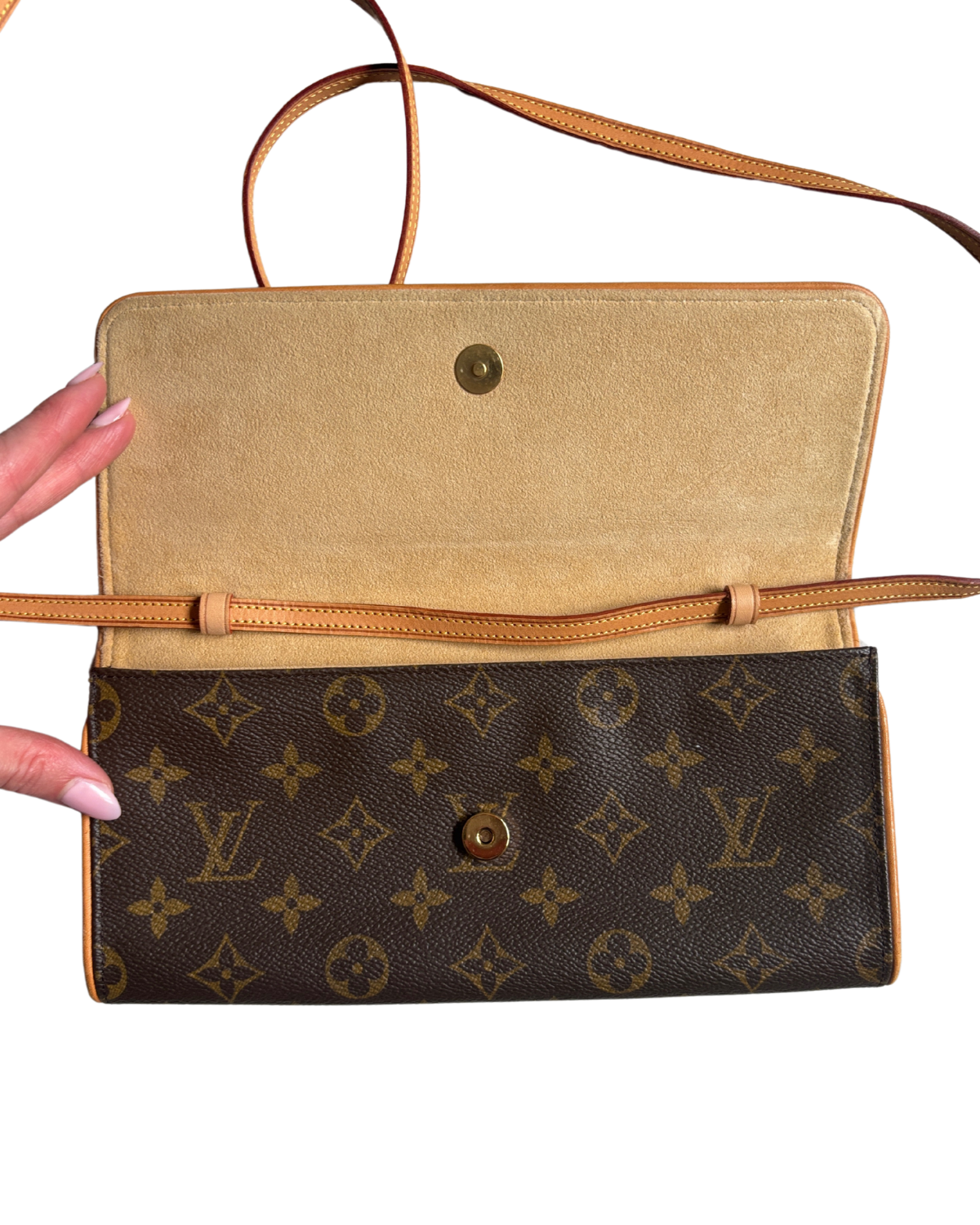 Louis Vuitton Monogram Pochette Twin GM (2001)