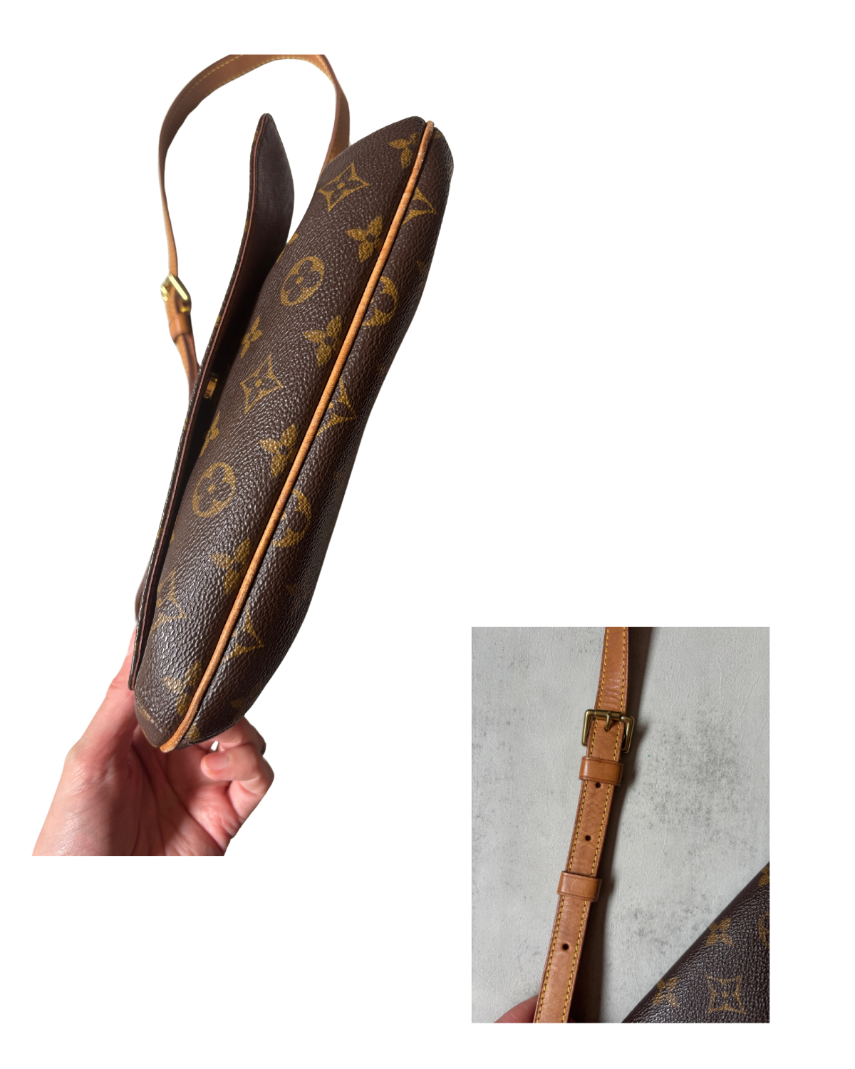 Louis Vuitton Monogram Musette Tango Shoulder Bag (2000)