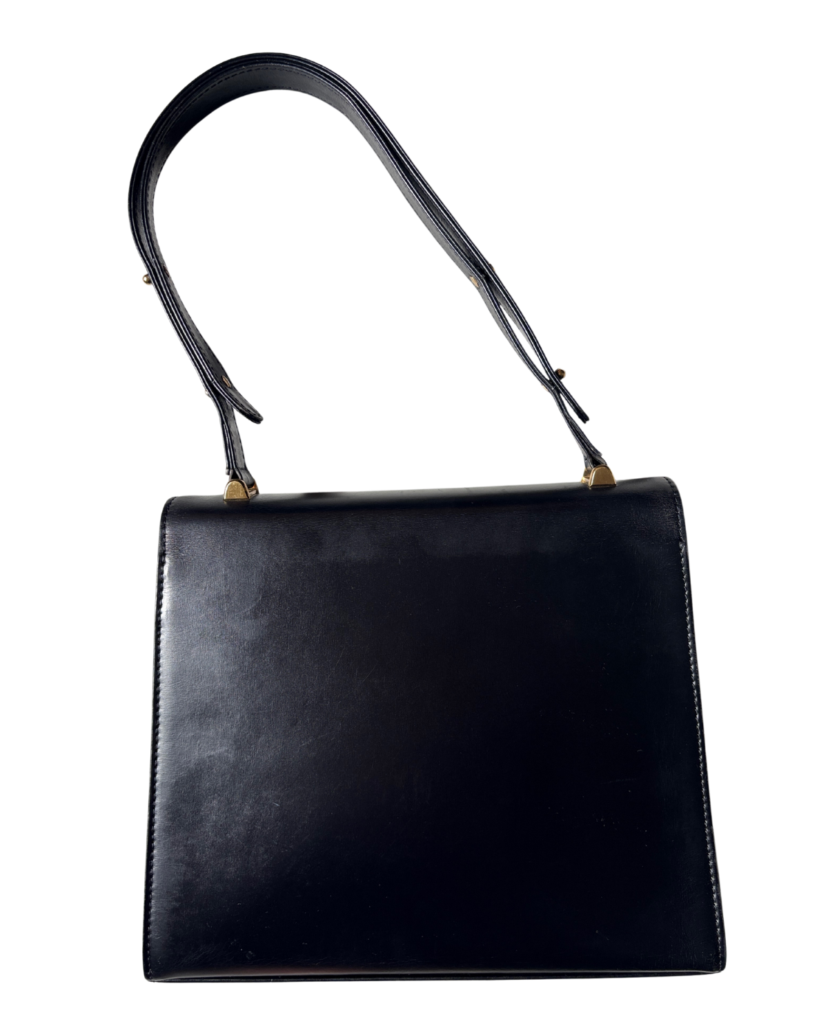 RARE Louis Vuitton Opéra (Sparta) Black Epi / Smooth Leather Shoulder Bag (1991)