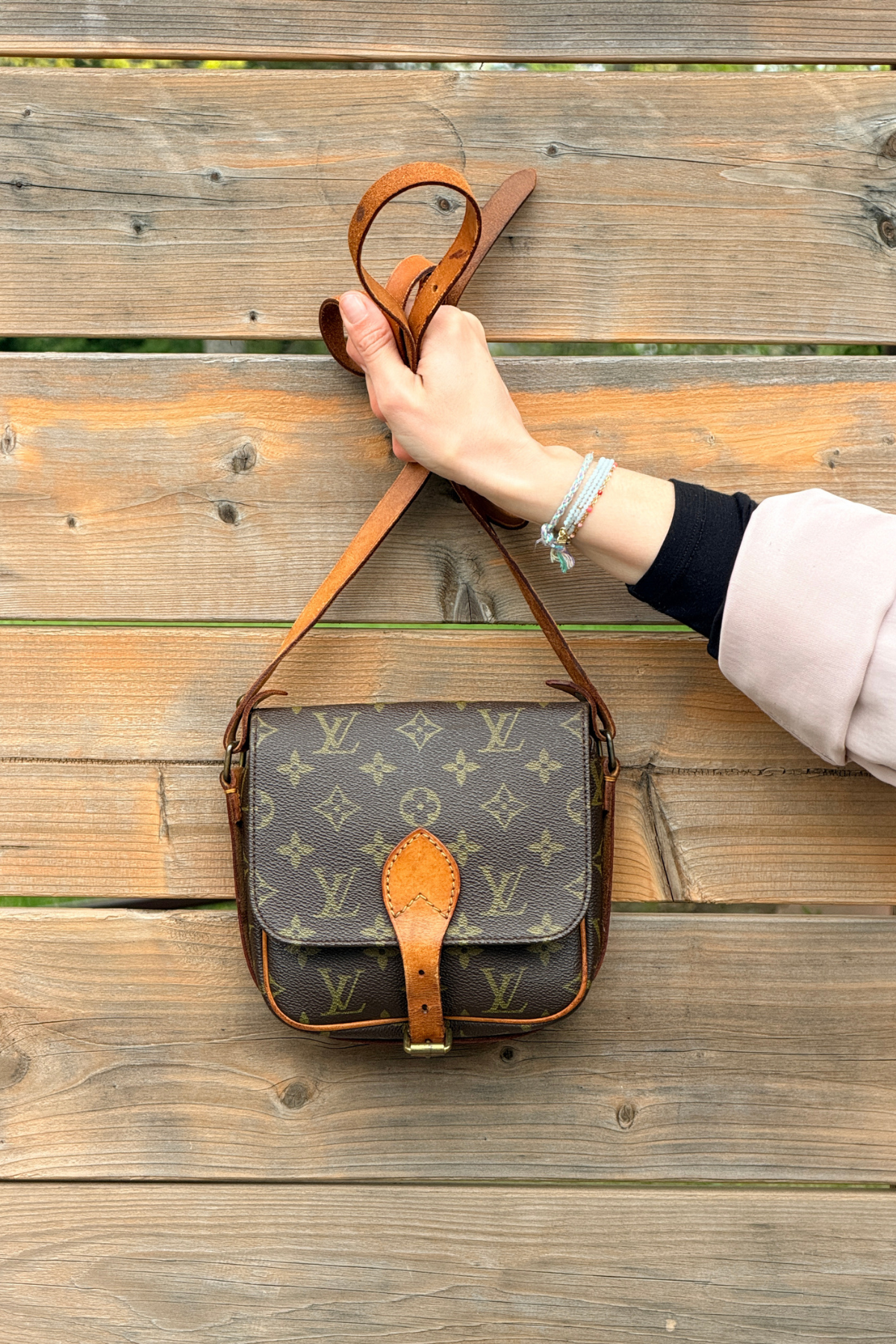 Louis Vuitton Monogram Cartouchière PM (1984)