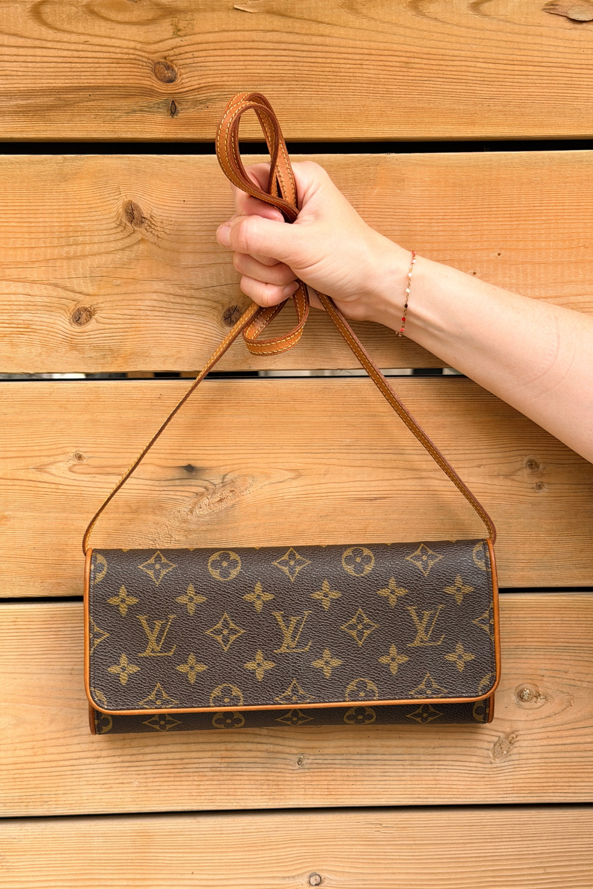 Louis Vuitton Monogram Pochette Twin GM (1999)