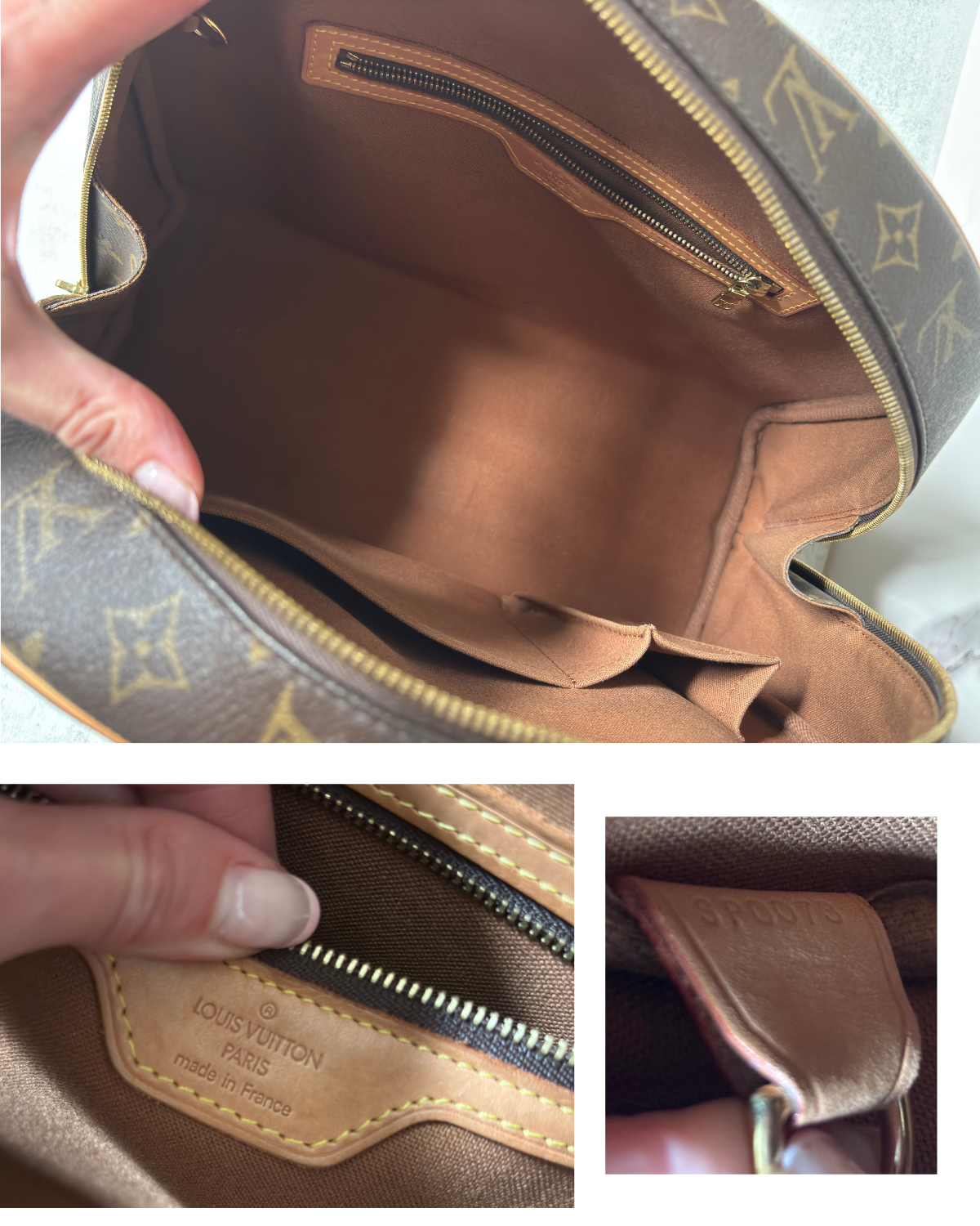 RARE! Louis Vuitton Monogram Montaigne Bowling Bag (2003)