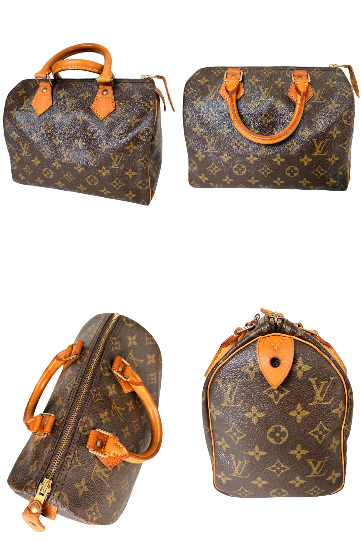 Louis Vuitton Monogram Vintage Speedy 25 Handbag