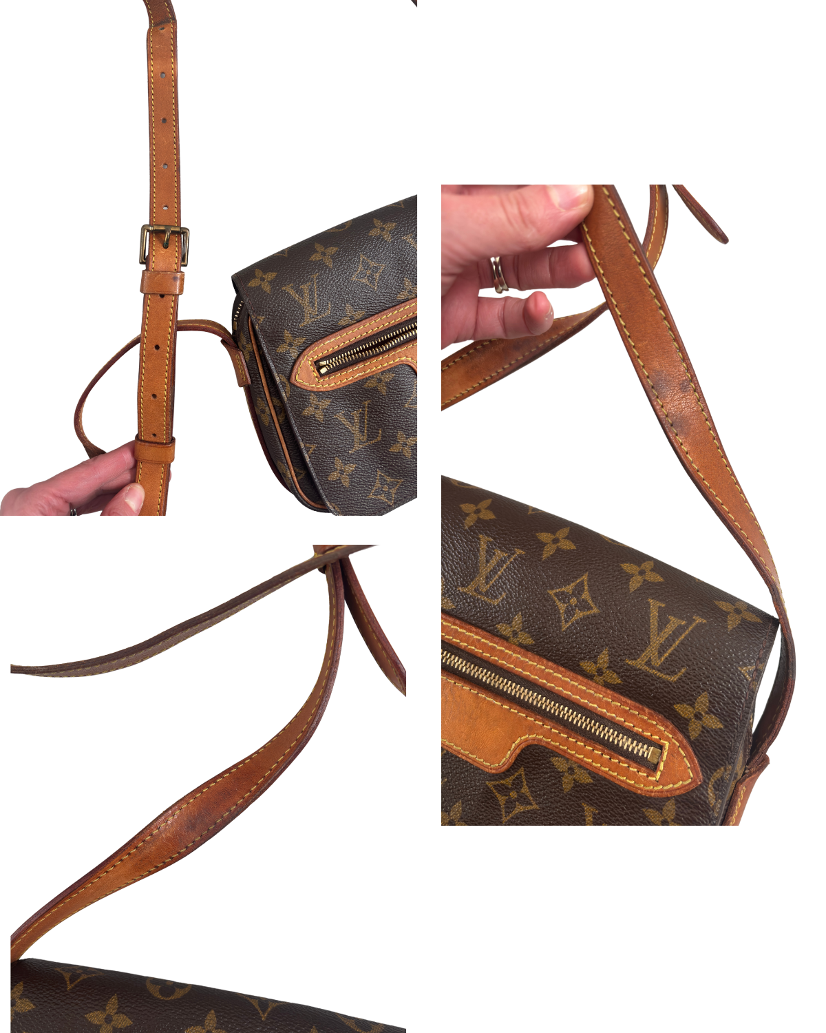 Louis Vuitton Saint Germain Monogram Crossbody Shoulder Bag