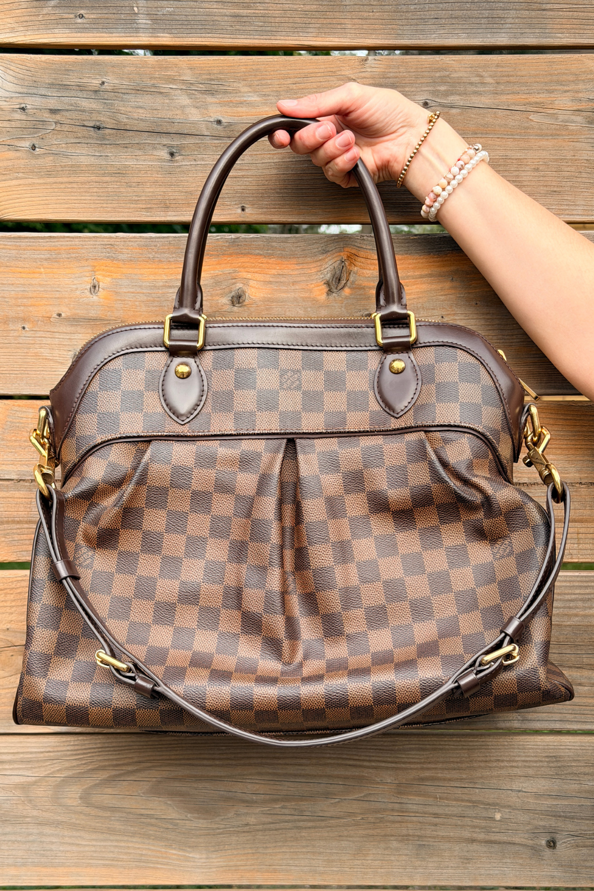 Louis Vuitton Trevi GM Damier Ebene Handbag | 2007