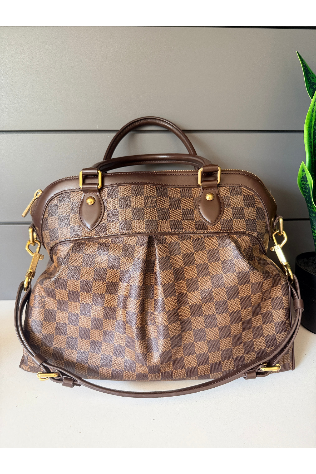 Louis Vuitton Trevi GM Damier Ebene Handbag | 2007