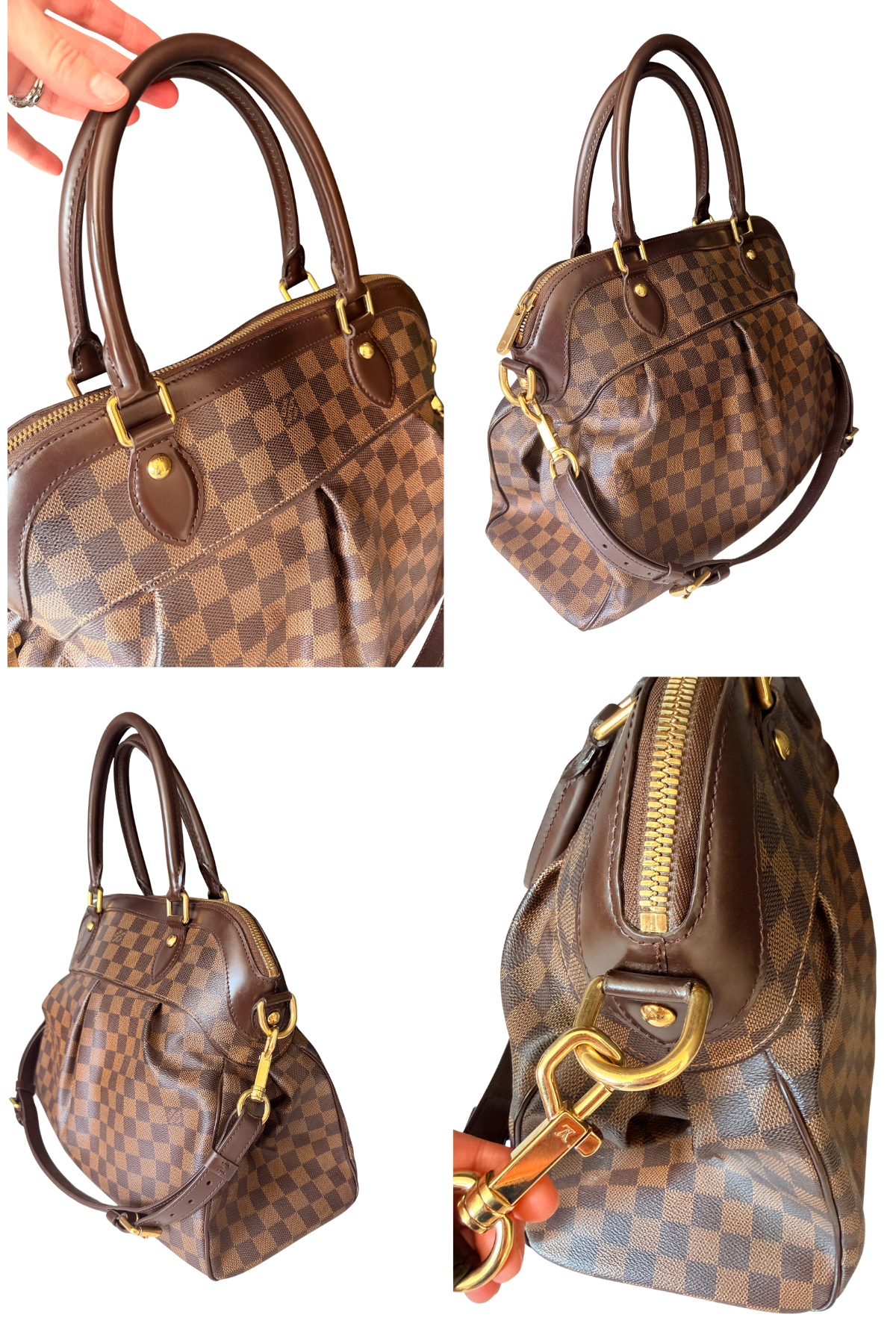 Louis Vuitton Trevi GM Damier Ebene Handbag | 2007