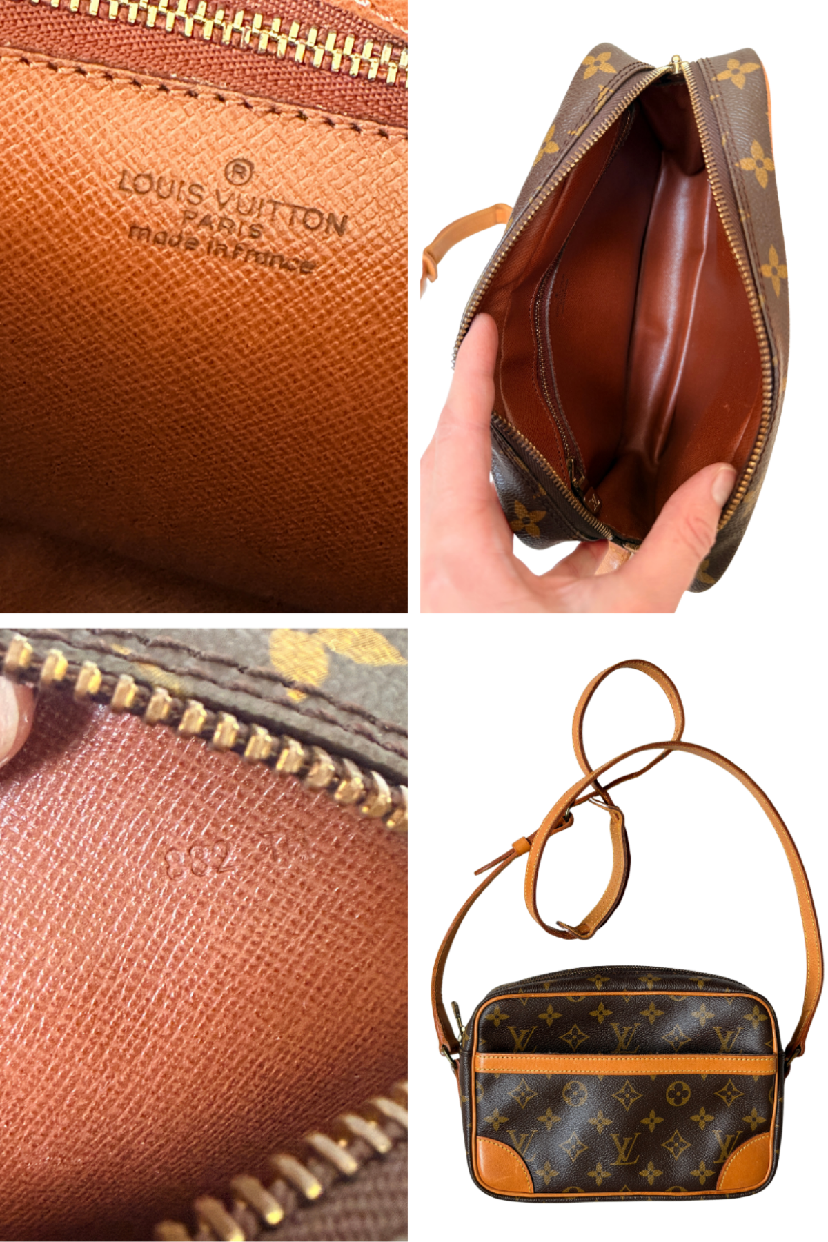 Louis Vuitton Trocadéro 23 Monogram Crossbody (1986)