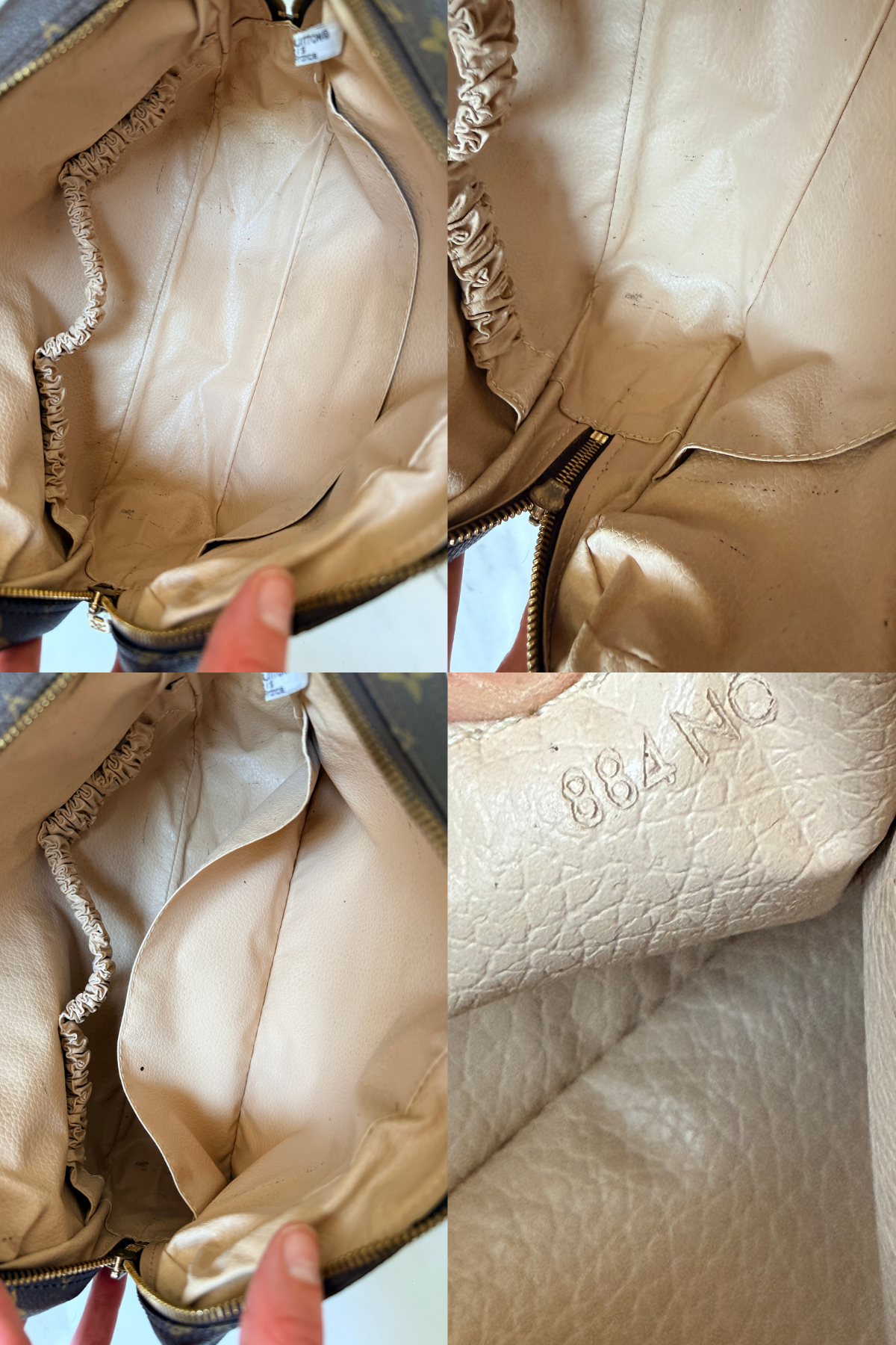 Louis Vuitton Monogram Trousse 28 Pouch (1984)