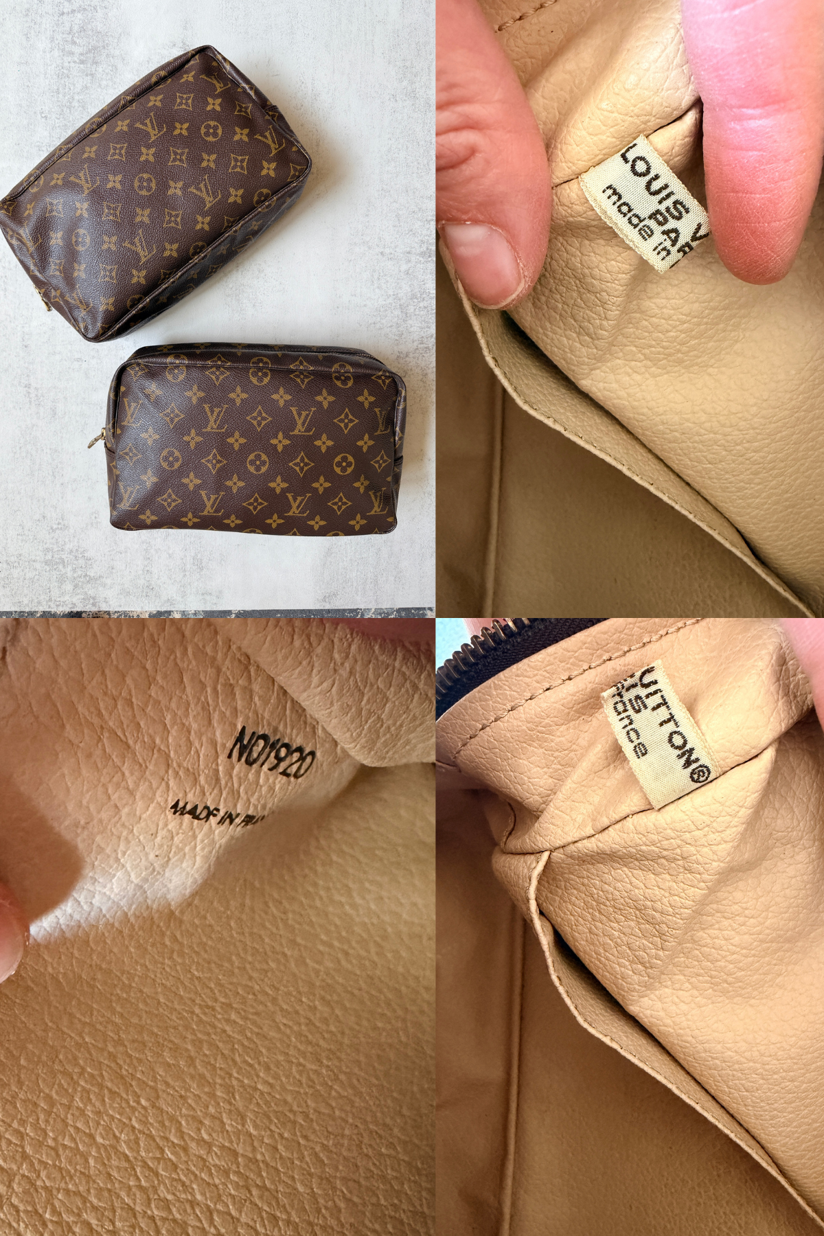 Louis Vuitton Monogram Trousse 28 Pouch (1990)