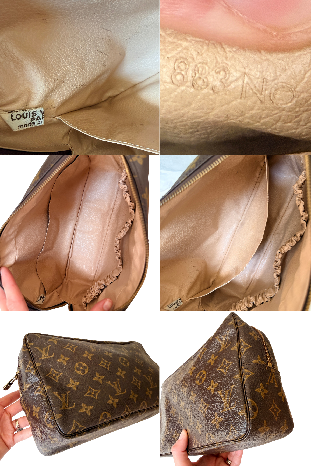 Louis Vuitton Monogram Trousse 28 (1988)