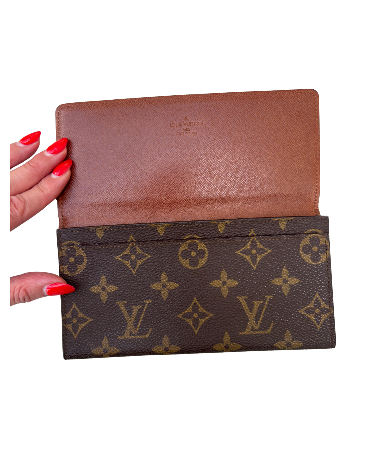 Louis Vuitton Monogram Checkbook Clutch Cardholder (1968!)