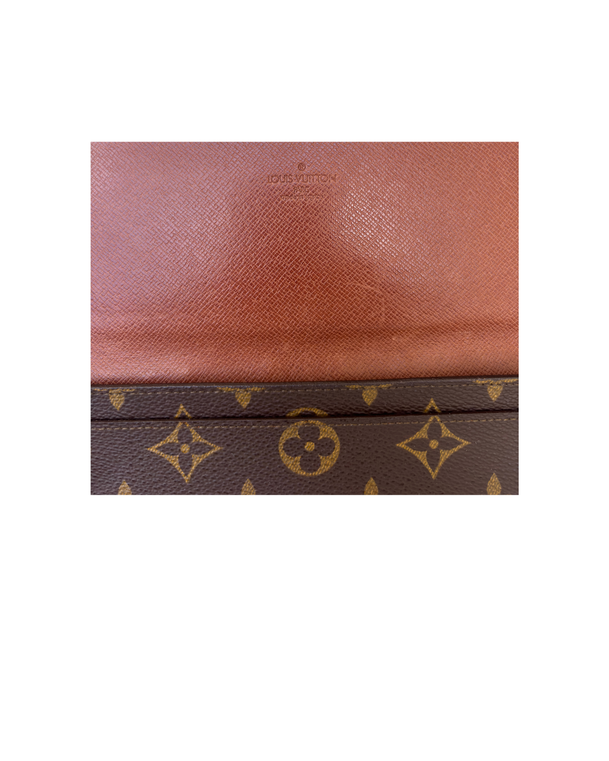 Louis Vuitton Monogram Checkbook Clutch Cardholder (1968!)