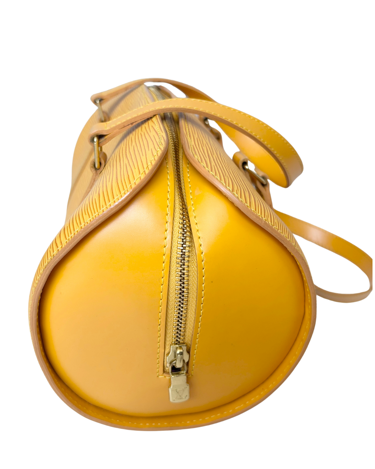 Louis Vuitton Yellow Epi Leather Soufflot Bag with Accessories Pochette