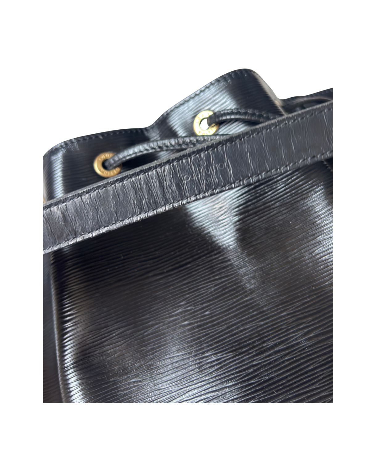 Louis Vuitton Black Epi Leather Noé Bucket Bag (1992)