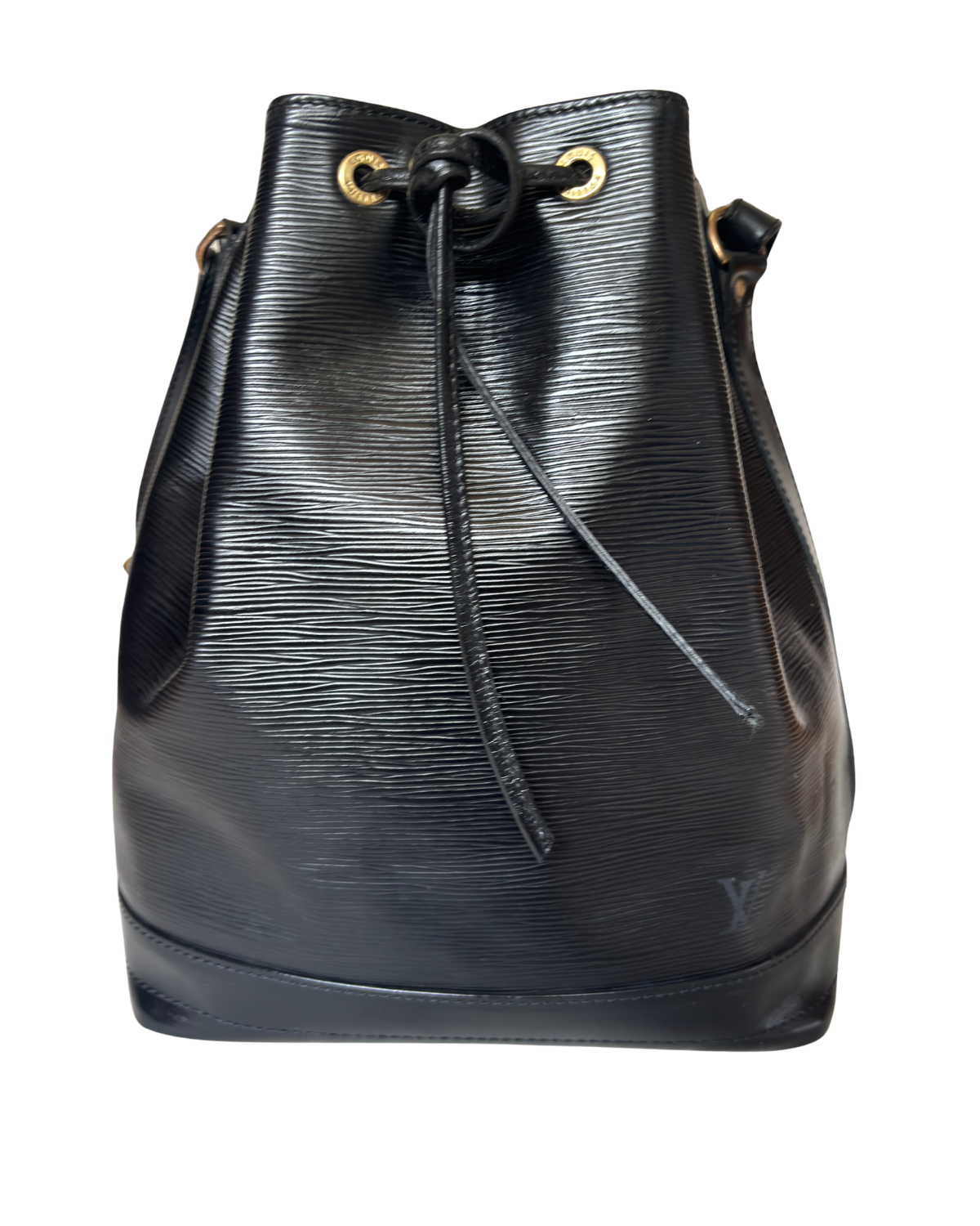 Louis Vuitton Black Epi Leather Noé Bucket Bag (1992)