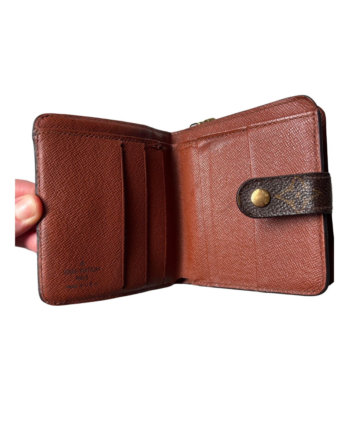 Louis Vuitton Monogram Compact Zip Wallet