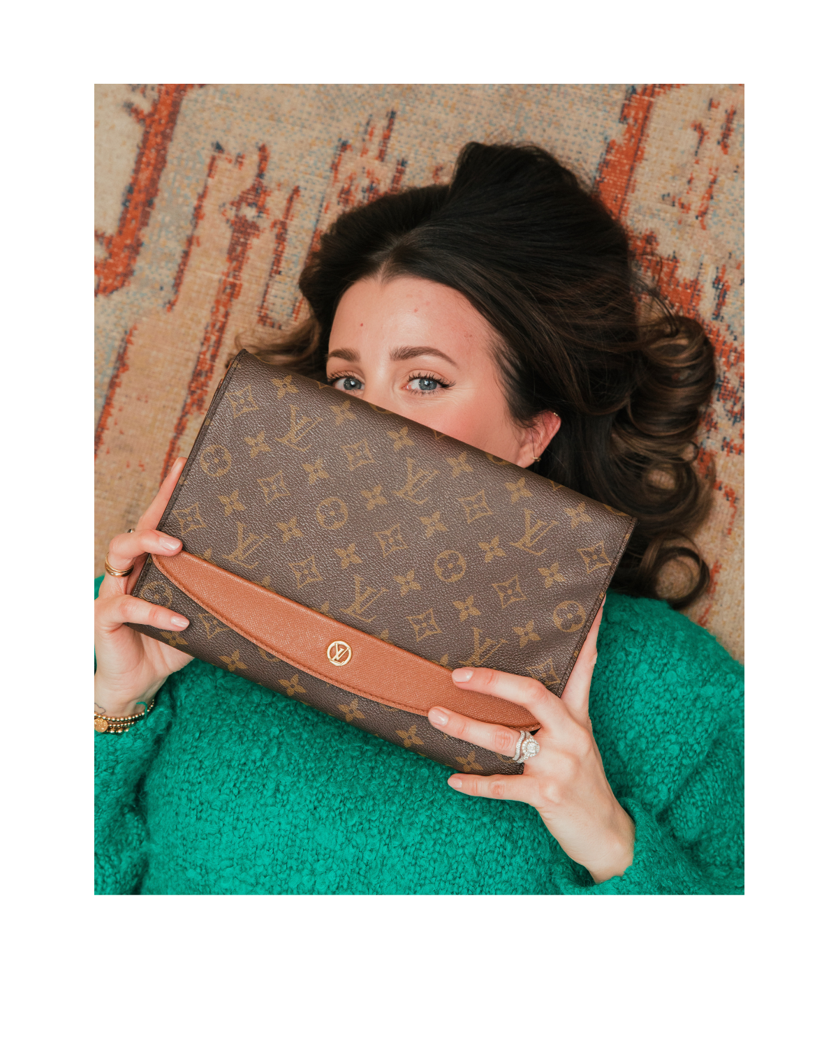 Louis Vuitton Monogram Vintage Bordeaux Clutch / Shoulder Bag