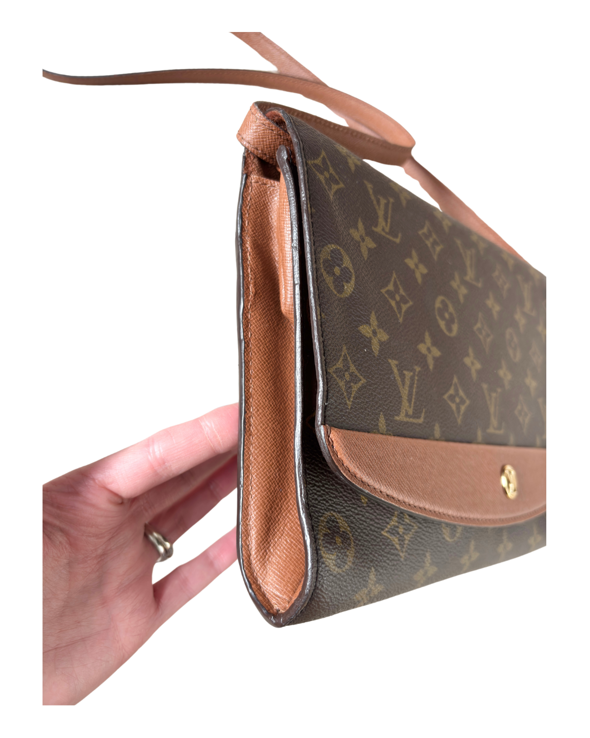 Louis Vuitton Monogram Vintage Bordeaux Clutch / Shoulder Bag