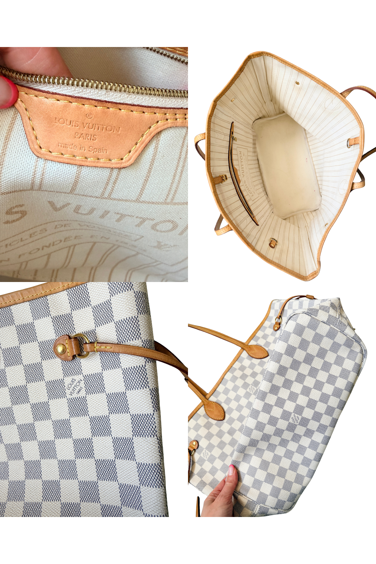 Louis Vuitton Damier Azur Neverfull MM (2006)