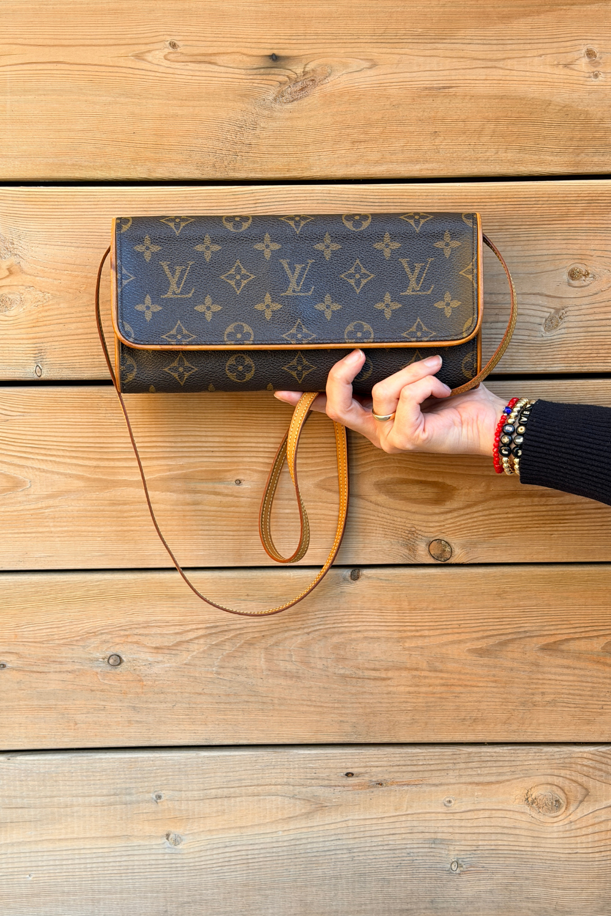 Louis Vuitton Monogram Pochette Twin GM (2000)