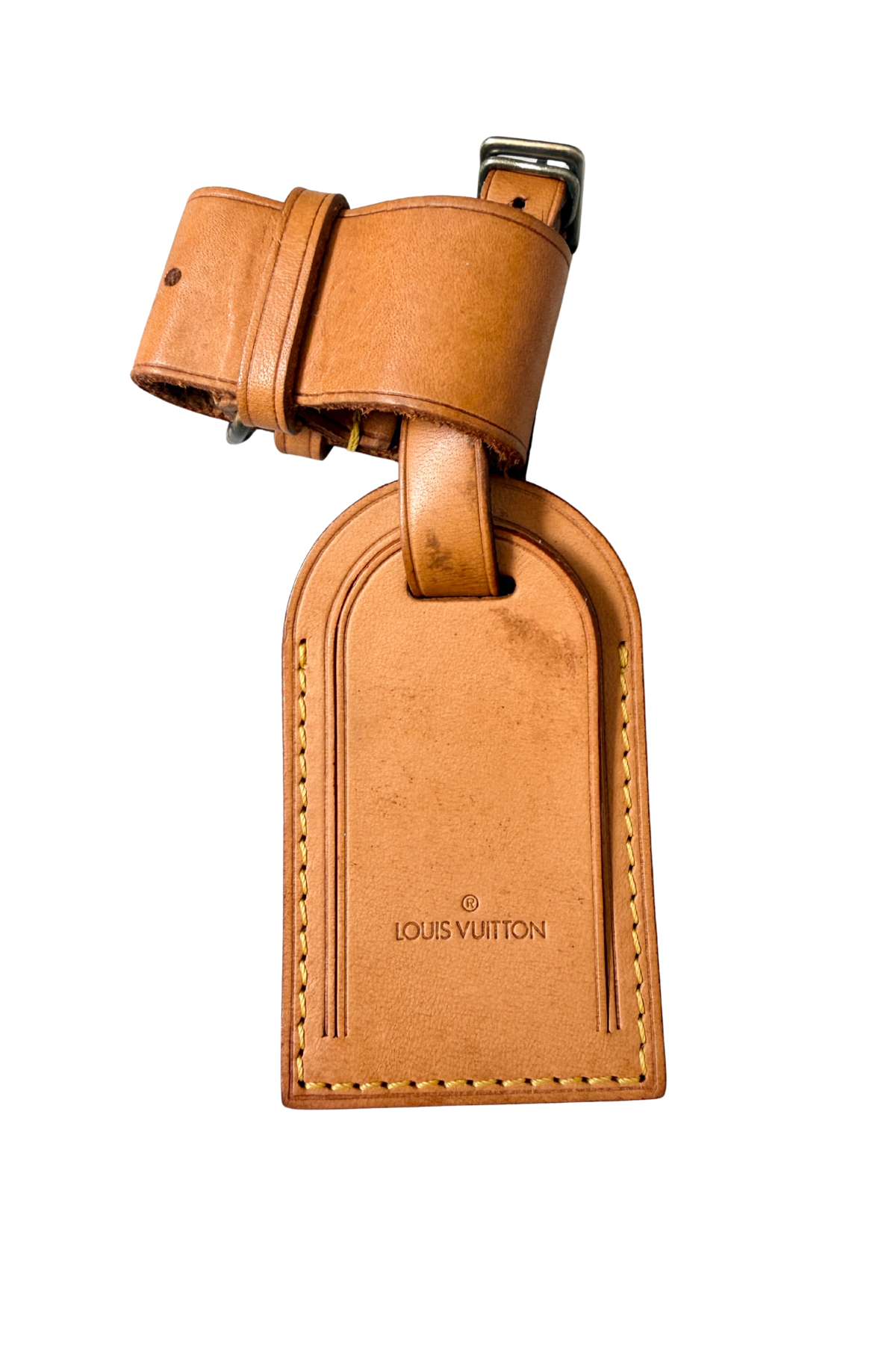 Louis Vuitton Vintage Vachetta Luggage Tag & Poignet Set #2
