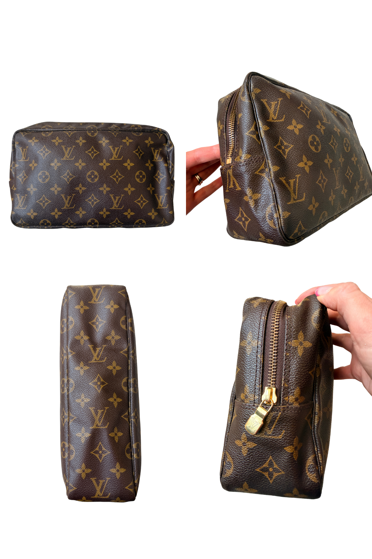 Louis Vuitton Monogram Trousse 28 Cosmetic Pouch / Clutch