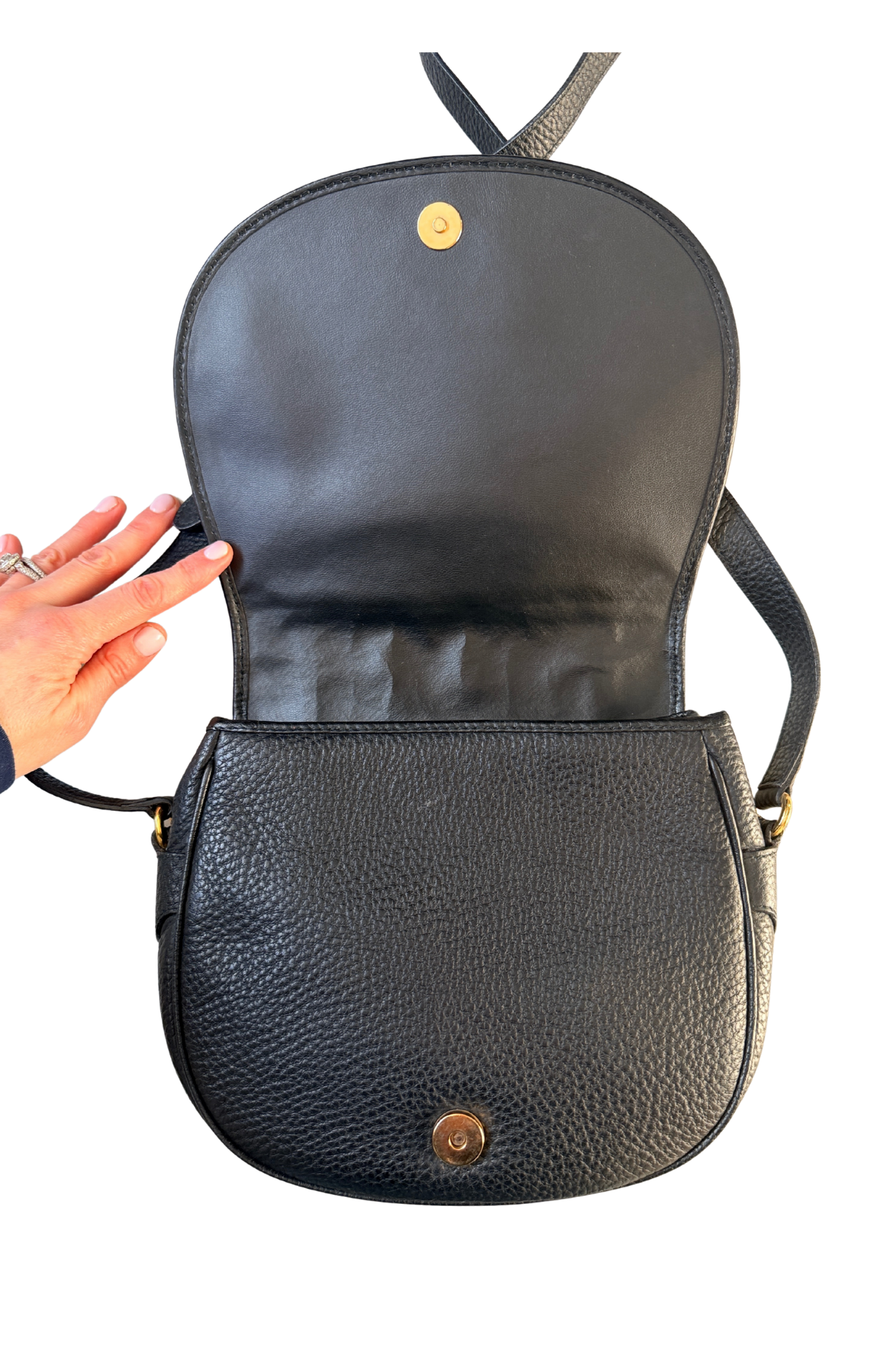 Valentino Pebbled Leather Crossbody Bag