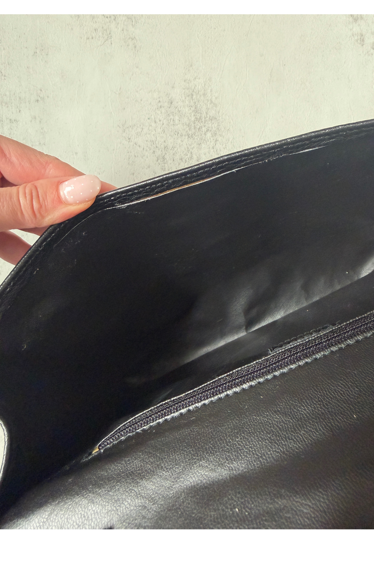 Valentino Garavani Pebbled Leather Clutch Shoulder Bag