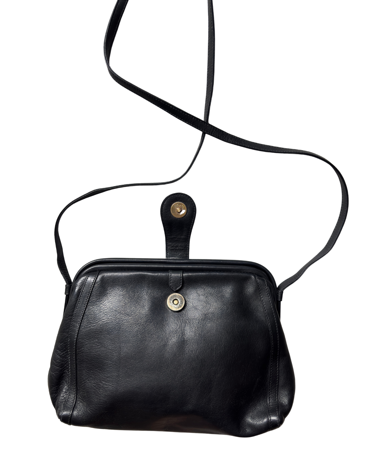Vintage Céline Triomphe Shoulder Bag with Crest Medallion (1980'S - 1990's)
