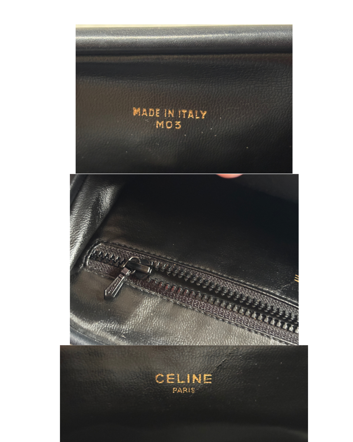 Vintage Céline Triomphe Shoulder Bag with Crest Medallion (1980'S - 1990's)