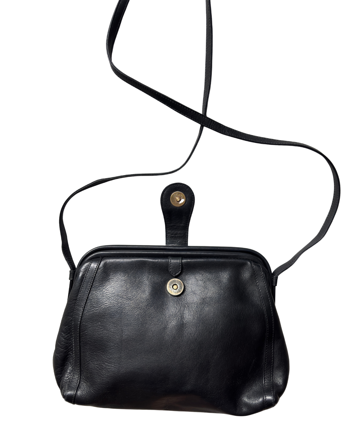 Vintage Céline Triomphe Shoulder Bag with Crest Medallion (1980'S - 1990's)
