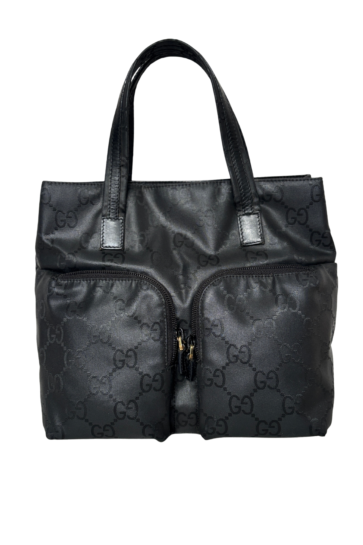 Gucci GG Black Nylon Mini Handbag