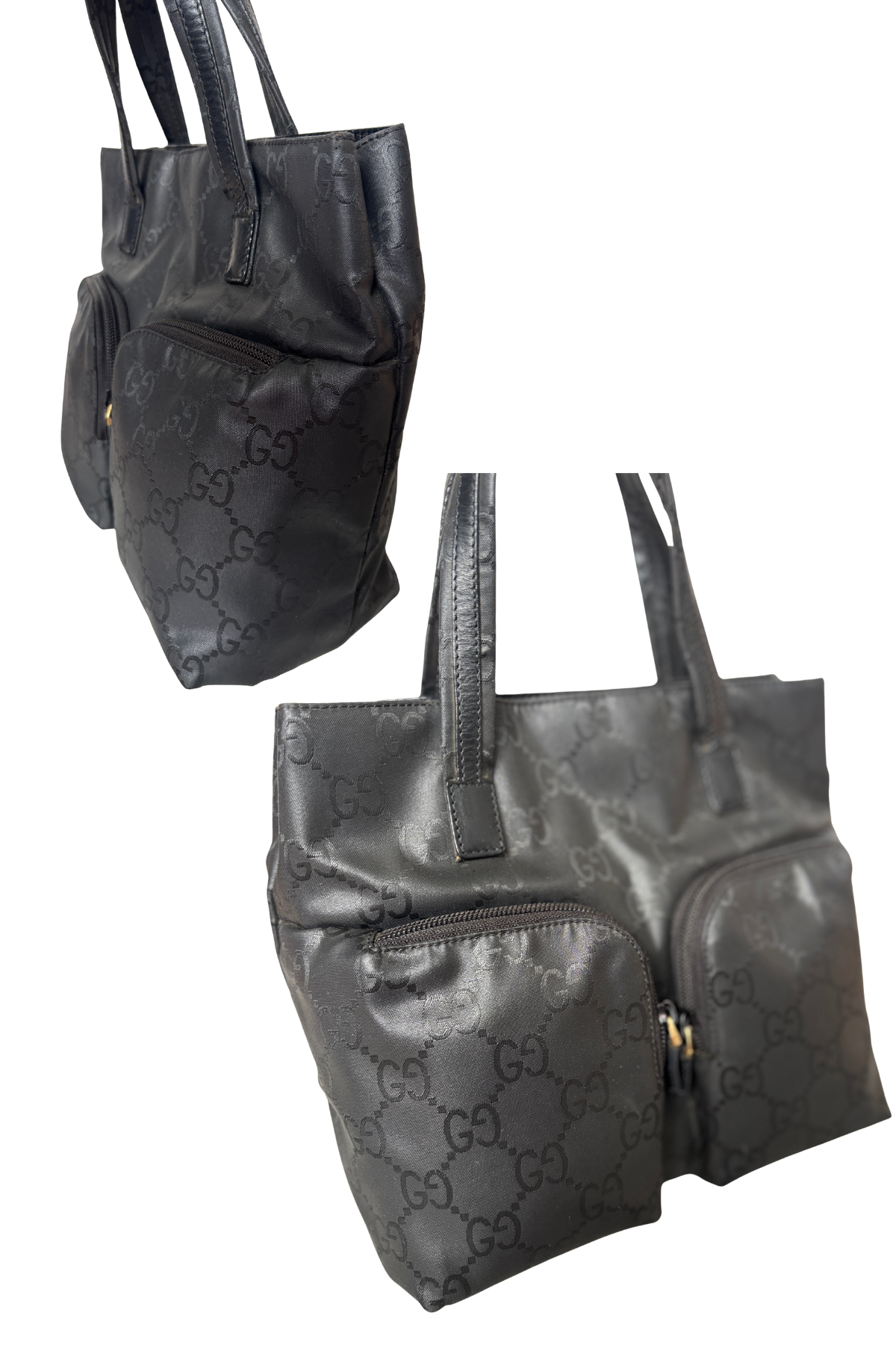 Gucci GG Black Nylon Mini Handbag