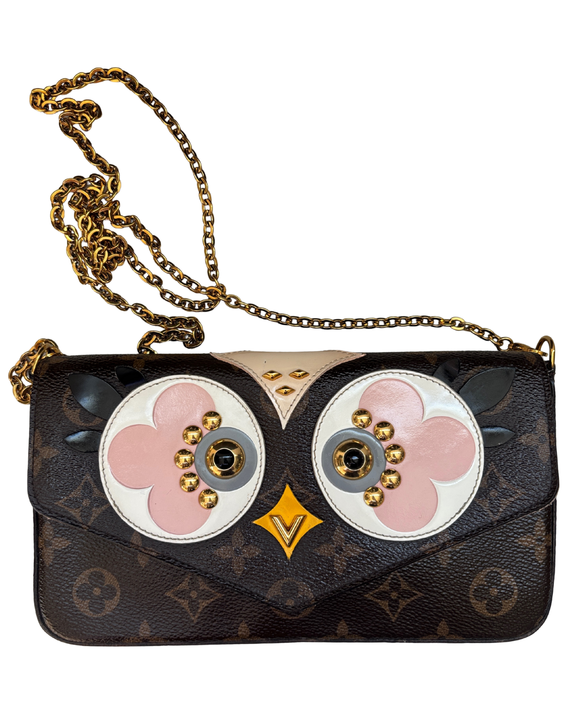 Louis Vuitton Félicie “Owl” Limited Edition Crossbody (2018) - FULL SET
