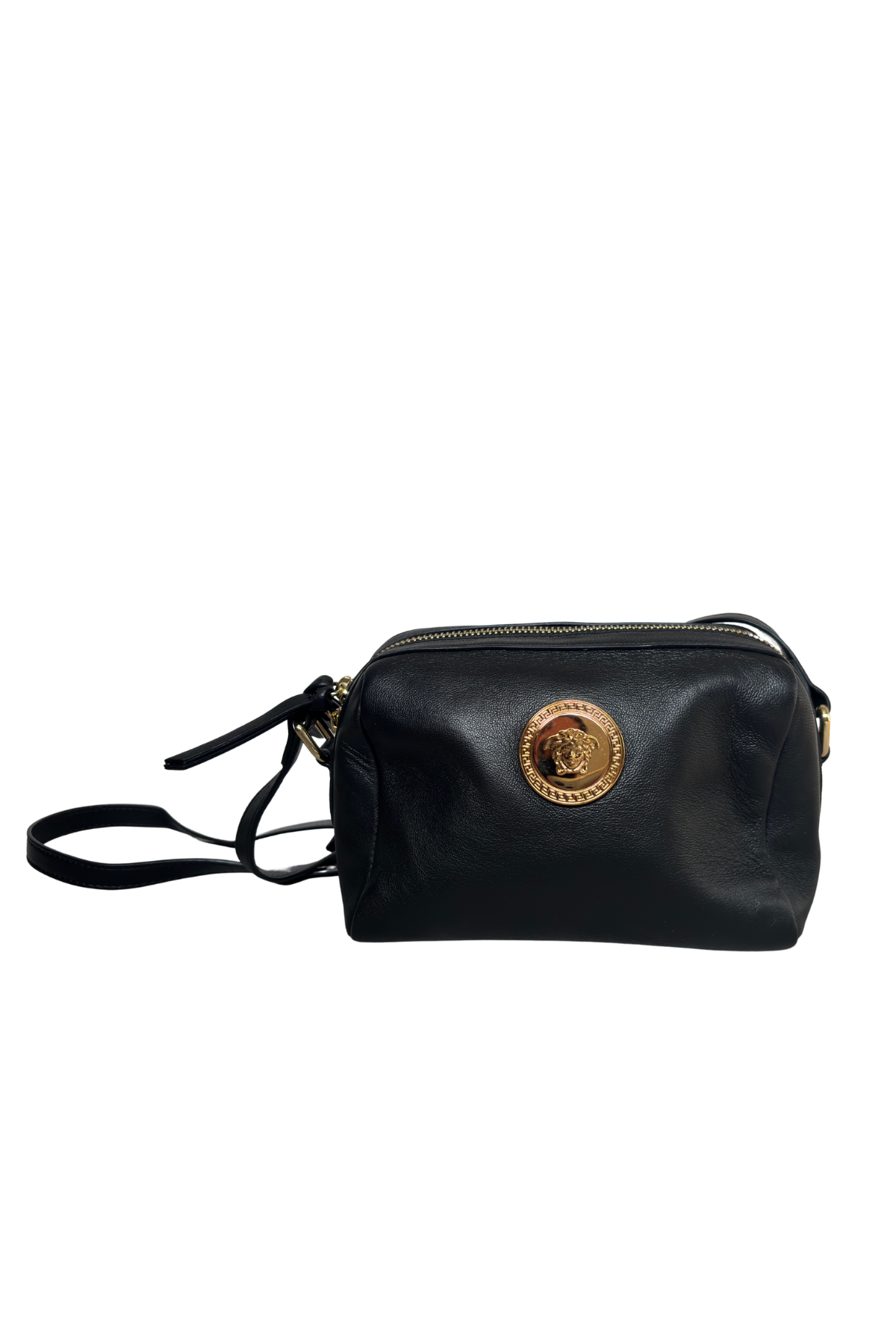VERSACE Medusa Leather Camera Bag