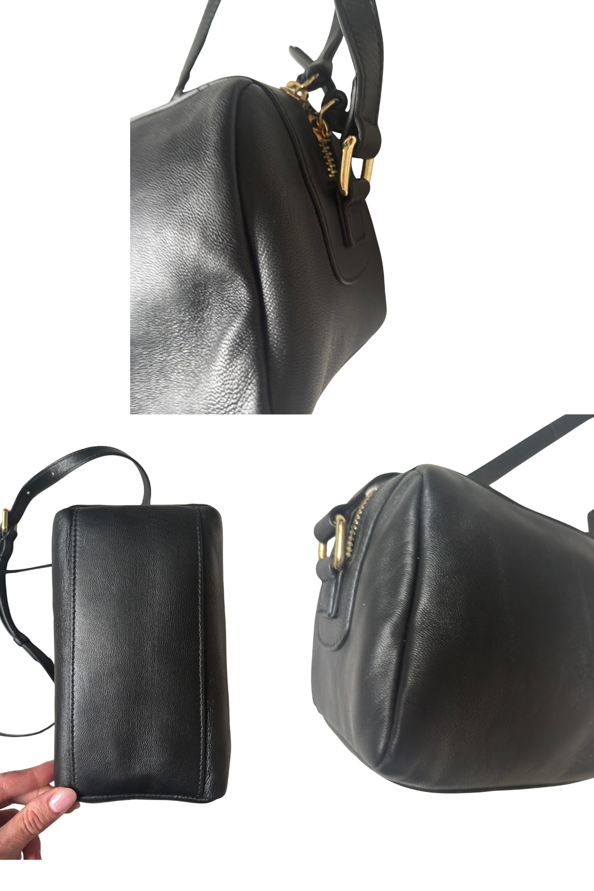 VERSACE Medusa Leather Camera Bag